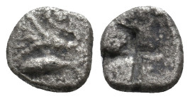 MYSIA. Kyzikos. (Circa 550-500 BC). AR Hemiobol.0.56g 9.6m