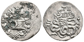 MYSIA. Pergamon. (Circa 166-67 BC). AR Tetradrachm. Cistophoric standard. 12.03g 26.8m