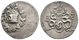 MYSIA. Pergamon. (Circa 166-67 BC). AR Tetradrachm. Cistophoric standard. 12.49g 27m