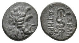MYSIA. Pergamon. (Mid-late 2nd century BC). Ae. 2.92g 13.8m