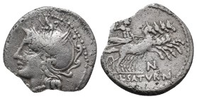 L. APPULEIUS SATURNINUS (104 BC). Denarius. 3.33g 19.3m