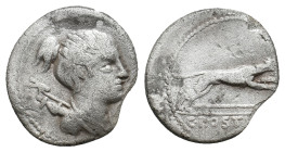 C. POSTUMIUS (73 BC). Denarius. 3.73g 18.5m