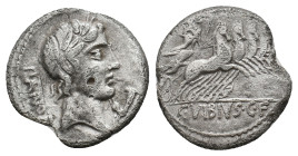 C. VIBIUS C.F. PANSA (90 BC) Denarius. Rome. 3.92g 22.3m