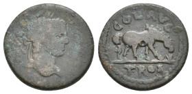 TROAS. Alexandria. Caracalla (198-217). Ae. 9.28g 25.2m