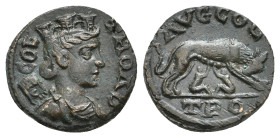 TROAS. Alexandria. Pseudo-autonomous. Time of Gallienus (260-268). As. 5.26g 19.7m