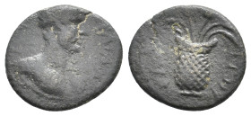 AEOLIS. Elaia. Hadrian (117-138). Ae. 1.76g 15.8m