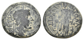 LYDIA. Apollonoshieron. Tiberius (14-37). Ae.3.77g 16.9m