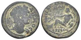 LYDIA. Bagis. Pseudo-autonomous. Time of Septimius Severus (193-211). Ae. Gaios, archon.???4.21g 21.1m