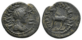 LYDIA. Hierocaesarea. Pseudo-autonomous. Time of Trajan-Hadrian (98-138). Ae. 2.22g 17.5m
