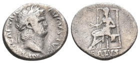Nero, 54-68 AD. AR, Denarius. Rome.3.10g 18.9m