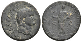 TITUS (79-81 AD) or VESPASIAN (69-79 AD). AE, Sestertius. Rome. 11.18g 27.2m