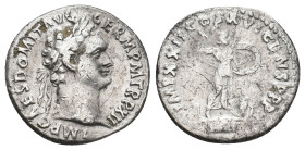 DOMITIAN, 81-96 AD. AR, Denarius. Rome. 3.29g 19.1m