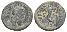Domitian, as Caesar, 69-81. Semis, uncertain mint in Asia Minor (Ephesus?), 77-78. CAESAR DOMITIANVS AVG F Laureate head of Domitian to right. Rev. CO...