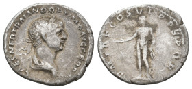 TRAJAN, 98-117 AD. AR, Denarius. Rome. 3.03g 19.9m