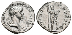 TRAJAN, 98-117 AD. AR, Denarius. Rome. 3.19g 18.5m