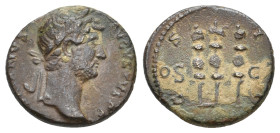 HADRIAN, 117-138 AD. AE, Quadrans. Rome.2.92g 15.9m