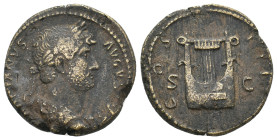 HADRIAN, 117-138 AD. AE, Quadrans. Rome.