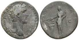 ANTONINUS PIUS (138-161). Sestertius. Rome.21.72g 32.3m