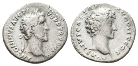 ANTONINUS PIUS (138-161). Denarius. Rome.3.46g 18.1m