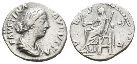 FAUSTINA II (147-176). Denarius. Rome. 3.37g 17.9m