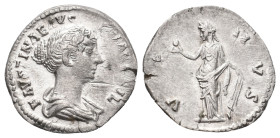 FAUSTINA II, 147-175 AD. AR, Denarius. Rome. 3.17g 17.6m