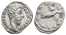MARCUS AURELIUS, 161-180 AD. AR, Denarius. Rome. 2.03g 18.8m