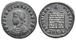 CONSTANTINE II (Caesar, 316-337). Follis. Kyzikos. 3.04g 19.6m