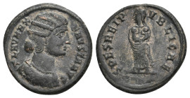 HELENA Augusta, 324-328/30 AD. AE, Follis. Cyzicus. 3.10g 19.3m