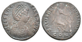 AELIA FLACCILLA (Augusta, 379-386/8). Ae. Constantinople. 5.60g 20.9m