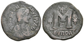 Justinian I (527-565 AD). Follis. Theoupolis. 14.67g 30.07m