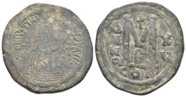 Justinian I (527-565 AD). Follis. Constantinople. 23.38g 38.7m