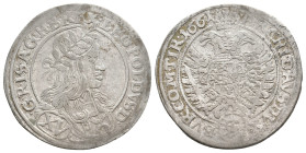AUSTRIA. Leopold I (1657-1705). 1661. 5.95g 29.4m
