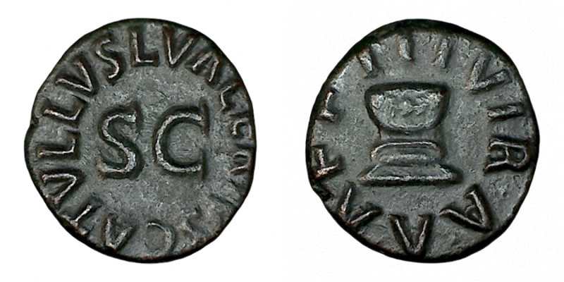 AUGUSTUS. Quadrans. Rome.
Date: 4 BC

RIC I (second edition) Augustus 468.
...