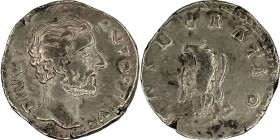 ANTONINUS PIUS DIVUS. Denarius. Rome.

RIC III Marcus Aurelius 429

Obv: DIVVS ANTONINVS ; Head of Antoninus Pius, bare, right.
Rev: CONSECRATIO ...