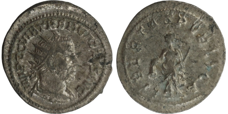 TREBONIANUS GALLUS. Antoninianus. Mediolanum.
Date Range: AD 251 - AD 253

RI...