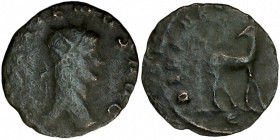GALLIENUS. Antoninianus. Rome.
Date Range: AD 260 - AD 268

RIC V Gallienus 176k: Subtype 1

Obv: [IMP] GALLIENVS AVG ; Head of Gallienus, radiat...