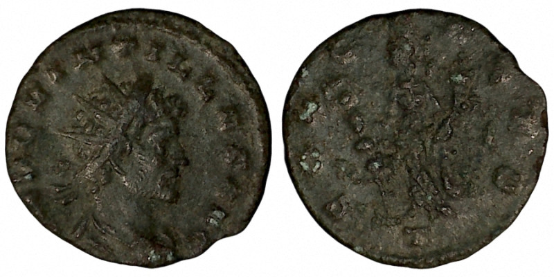 QUINTILLUS. Antoninianus. Mediolanum.
Date: AD 270

RIC V Quintillus 45

Ob...