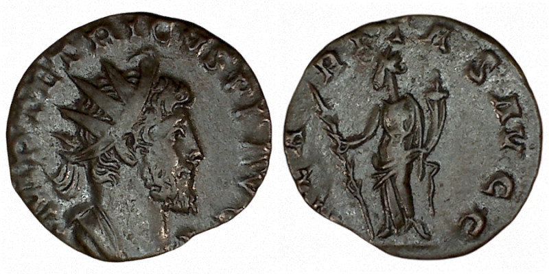 TETRICUS I. Antoninianus. Southern Gallic Mint, Cologne
Date Range: AD 271 - AD...