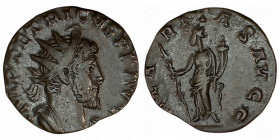 TETRICUS I. Antoninianus. Southern Gallic Mint, Cologne
Date Range: AD 271 - AD 274

RIC V Tetricus I 80

Obv: IMP TETRICVS P F AVG ; Bust of Tet...