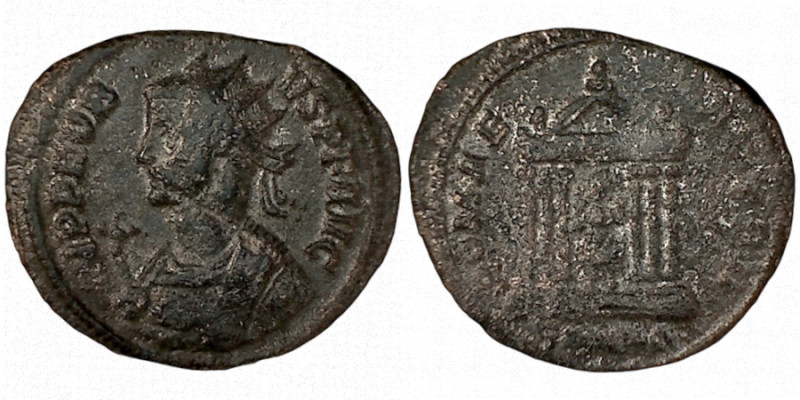 PROBUS. Antoninianus. Rome.
Date Range: AD 276 - AD 282

RIC V Probus 183

...