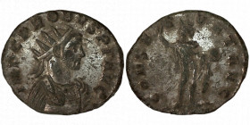 PROBUS. Antoninianus. Ticinum.
Date Range: AD 276 - AD 282

RIC V Probus 349

Obv: IMP C PROBVS P F AVG ; Bust of Probus, radiate, draped, right....