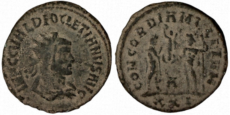 DIOCLETIAN. Antoninianus. Cyzicus.
Date Range: AD 284 - AD 294

RIC V Dioclet...