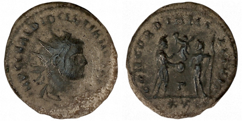 DIOCLETIAN. Antoninianus. Cyzicus.
Date Range: AD 284 - AD 294

RIC V Dioclet...