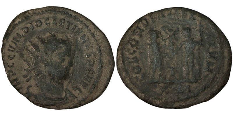 DIOCLETIAN. Antoninianus. Antioch.
Date Range: AD 293 - AD 295

RIC V Dioclet...