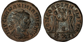 MAXIMIAN. Antoninianus. Cyzicus.
Date: AD 293

RIC V Diocletian 607

Obv: IMP C M A MAXIMIANVS AVG ; Bust of Maximian, radiate, draped, right.
R...