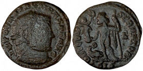 CONSTANTINE I. Æ 2/Æ 3. Siscia.
Date Range: AD 313 - AD 315

RIC VII Siscia 5

Obv: IMP CONSTANTINVS P F AVG ; Head of Constantine I, laureate, r...