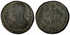 LICINIUS I. Æ 2/Æ 3. Cyzicus.
Date Range: AD 317 - AD 320

RIC VII Cyzicus 9

Obv: IMP LICI-NIVS AVG ; Bust of Licinius I, laureate, draped, left...