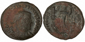 LICINIUS I. Æ 2/Æ 3. Nicomedia.
Date Range: AD 321 - AD 324

RIC VII Nicomedia 44

Obv: IMP C VAL LICIN LICINIVS P F AVG ; Bust of Licinius I, ra...
