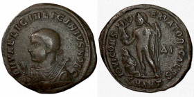 LICINIUS II. Æ 2/Æ 3. Antioch.
Date Range: AD 317 - AD 320

RIC VII Antioch 29

Obv: D N VAL LICIN LICINIVS NOB C ; Bust of Licinius II, laureate...
