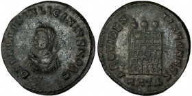 LICINIUS II. Æ 2/Æ 3. Heraclea.
Date: AD 317

RIC VII Heraclea 19

Obv: D N VAL LICIN LICINIVS NOB C ; Bust of Licinius II, laureate, draped, lef...